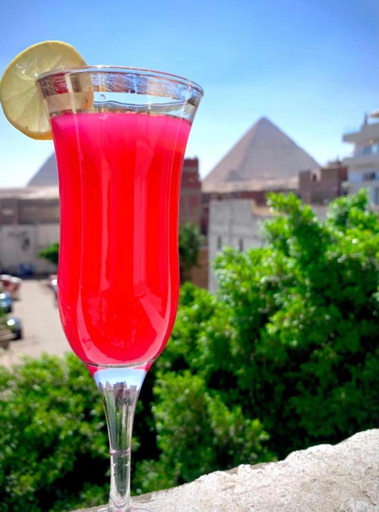 Giza Pyramids View Homestay Kafret el-Gabal Exteriör bild
