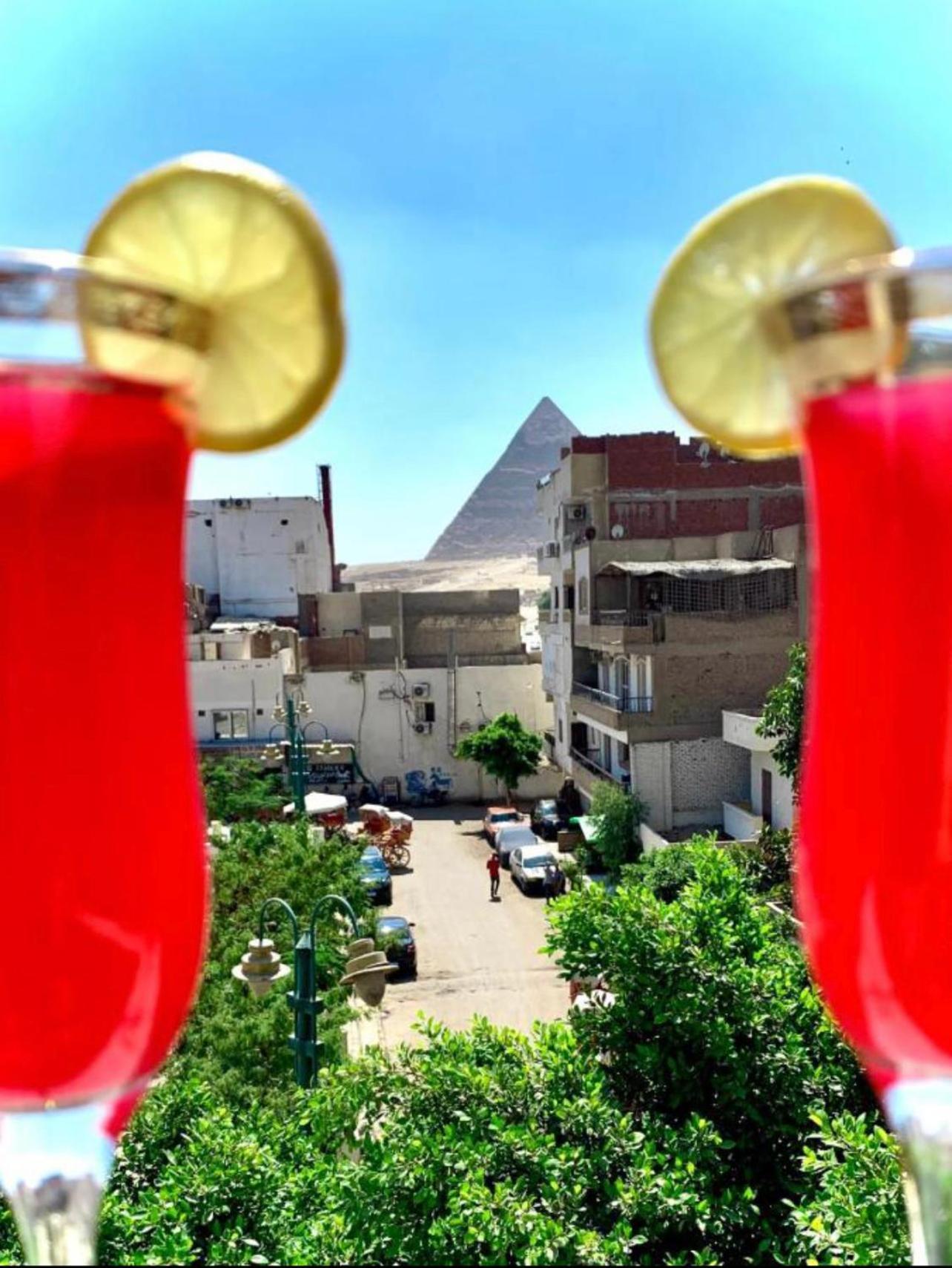 Giza Pyramids View Homestay Kafret el-Gabal Exteriör bild